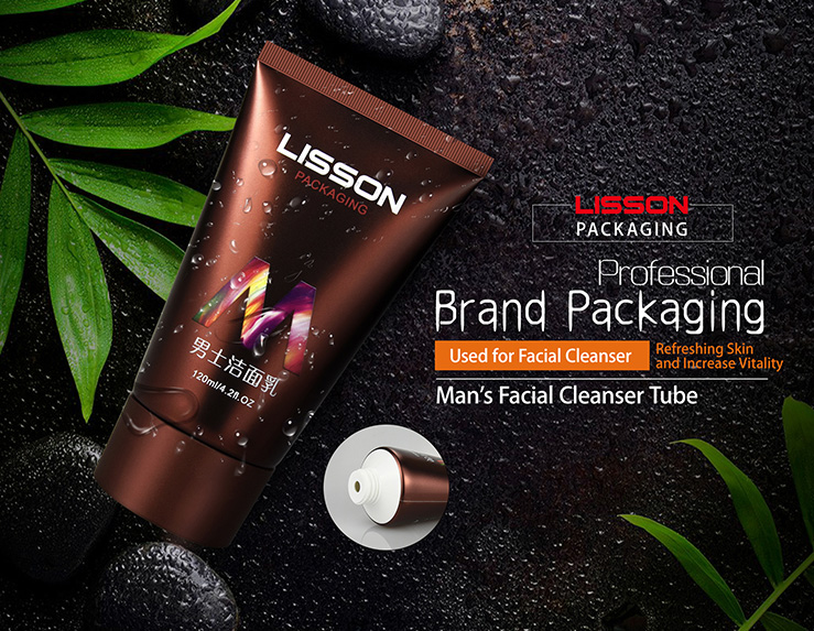 Man Facial Cleanser Packaging