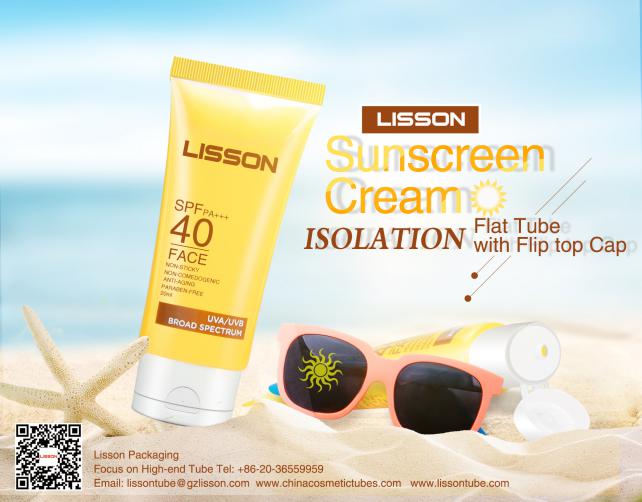 sunscreen cream tube