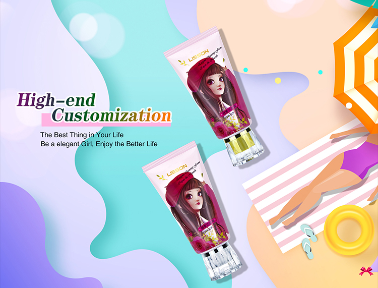 Body Lotion Cosmetic Tube