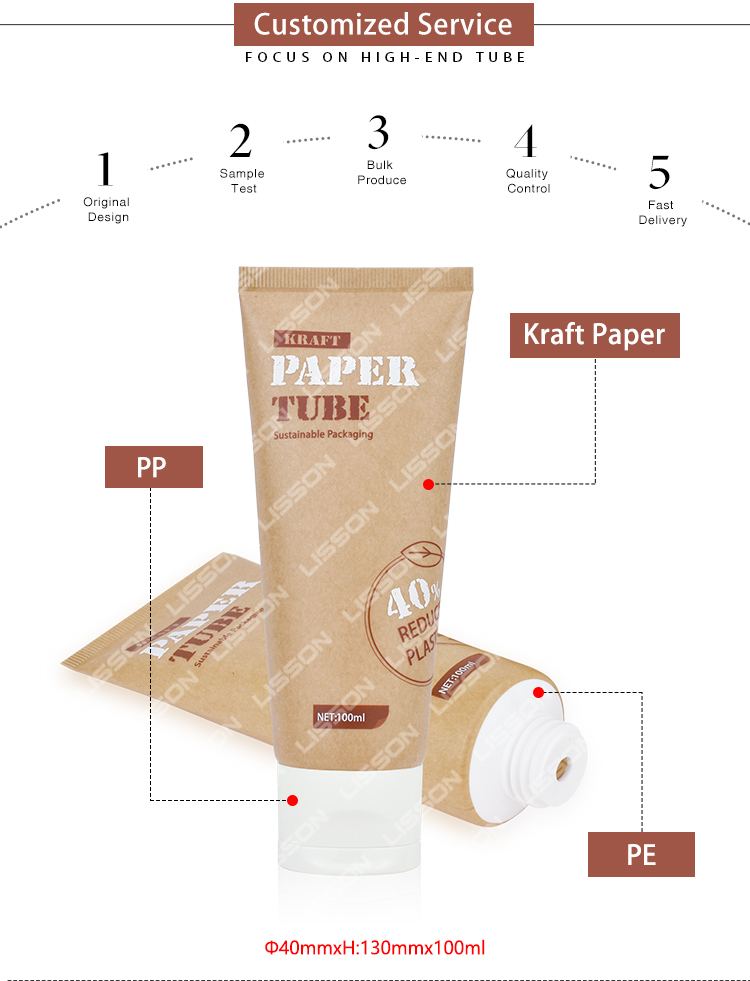 Cardboard Cosmetic Tube