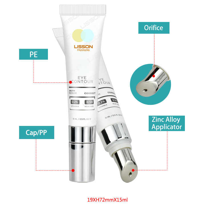 Zinc Alloy Eye Cream Tube