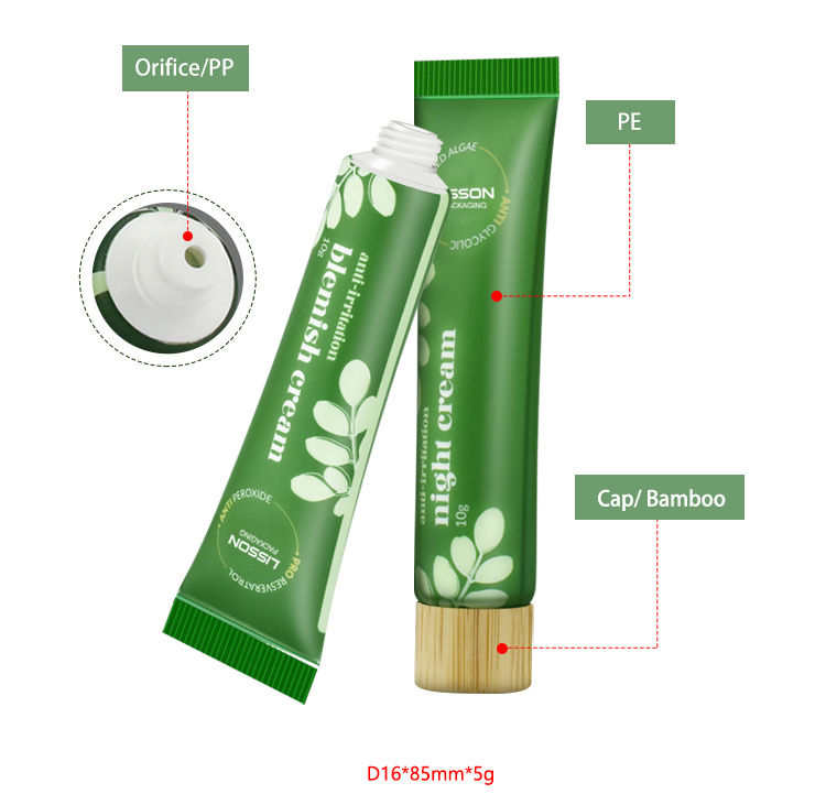 2 layers PE Tube for Cosmetics Sample