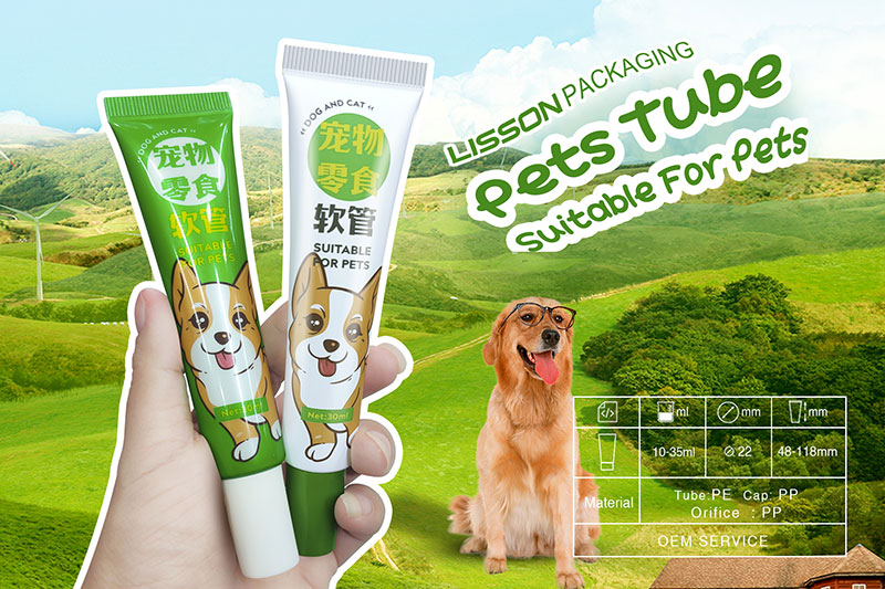 Plastic Tubes Food Packaging for Pets 