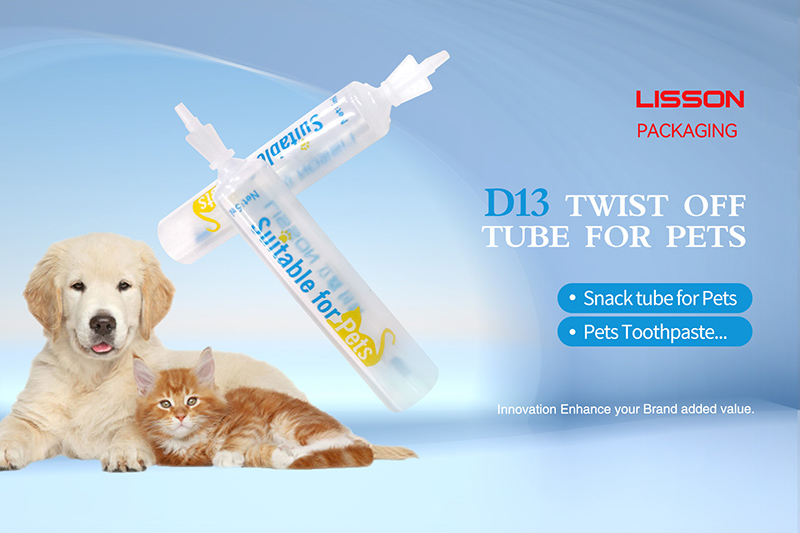 5ml Twist-off Plastic Squeeze Tubes for Cats and Dogs 