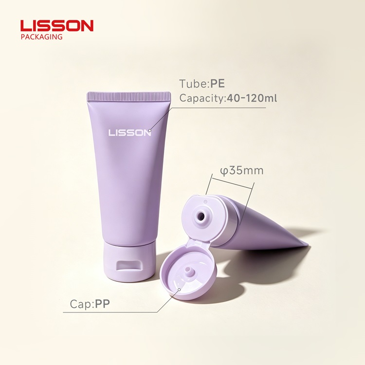 Cosmetic Tube With Flip Top Cap