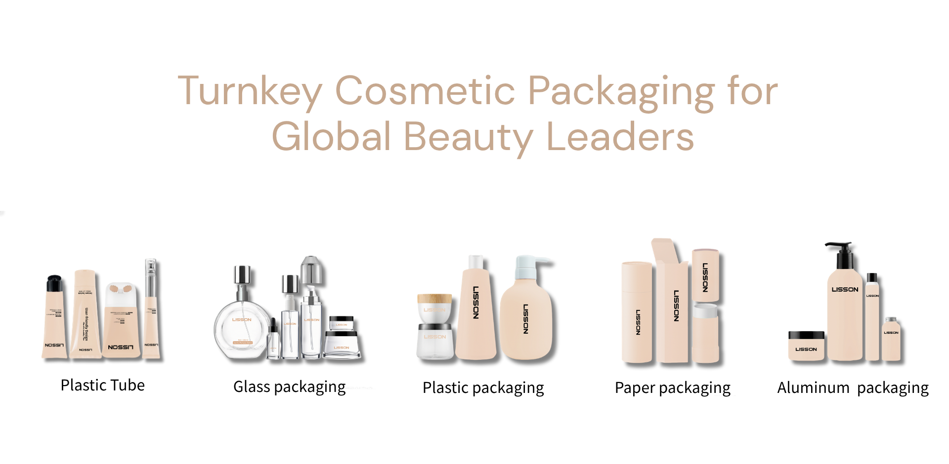 Turnkey Cosmetic Packaging for Global Beauty Leaders