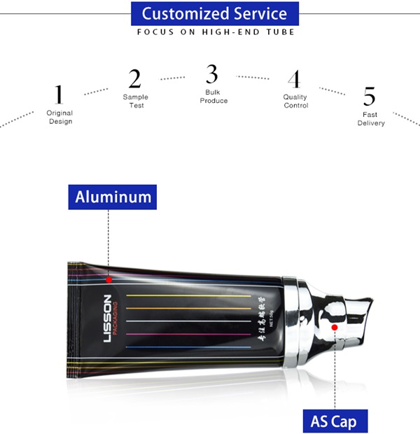 Airless Pump Tube Cosmetic Packaging