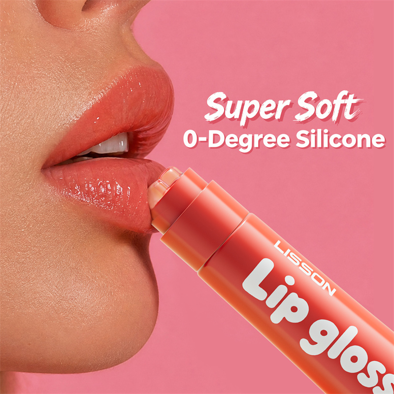 Silicone applicator lip gloss tubes Silicone applicator lip gloss tubes