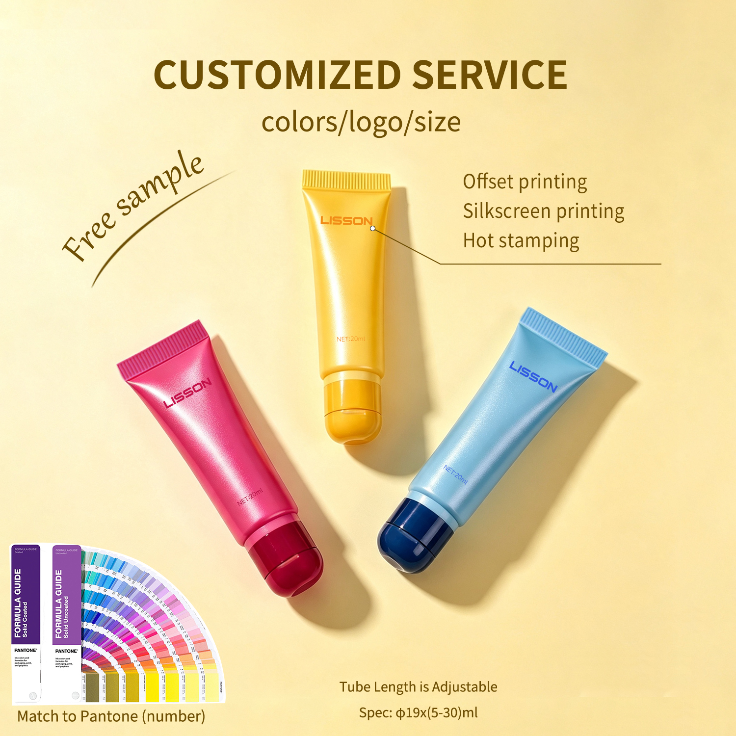 mini sunscreen plastic squeeze tube