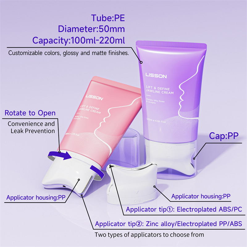 V-shape squeeze tube