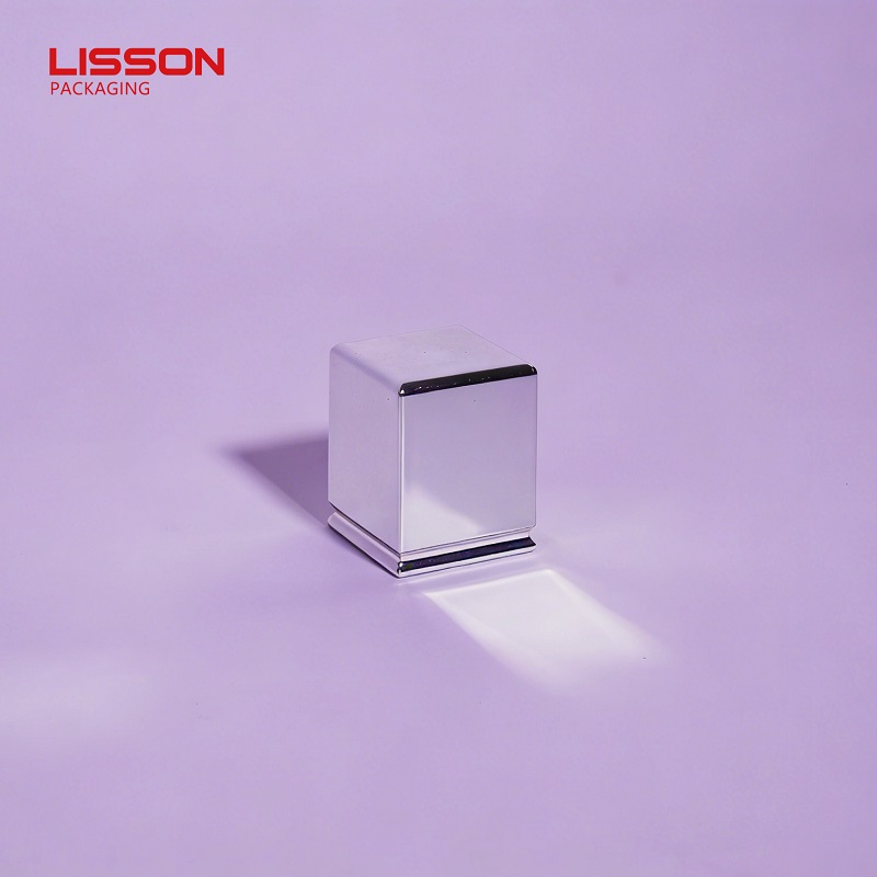 Electroplated Square Cap for Cosmetic Bottle
