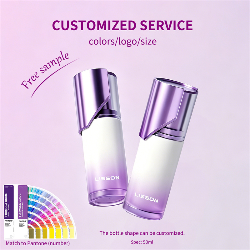 Slanted Cap Serum Glass Bottle