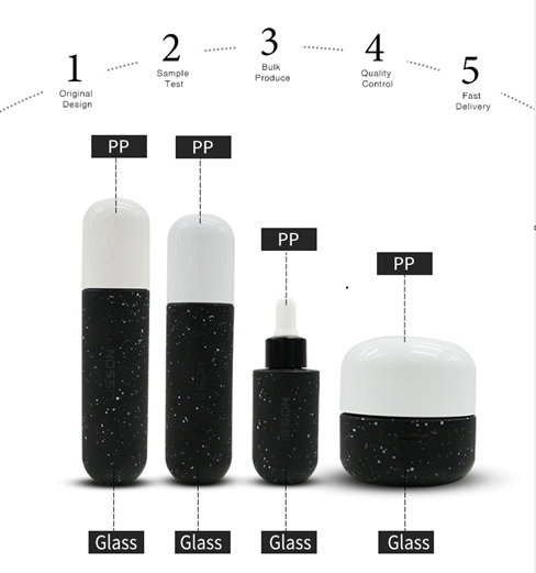 Luxury Glass Bottle Set