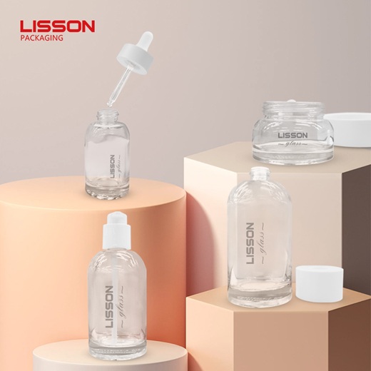 Cosmetic Glass Bottle Set