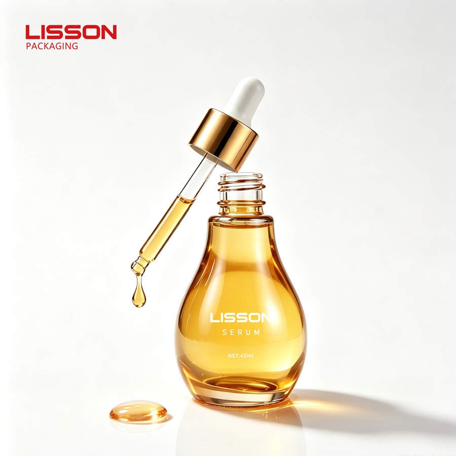custom glass essential oil bottle