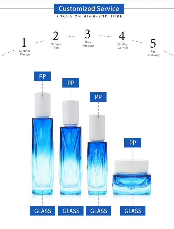 Glass Skincare Bottles And Jars