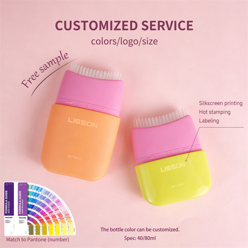 Custom hair care squeeze bottle 