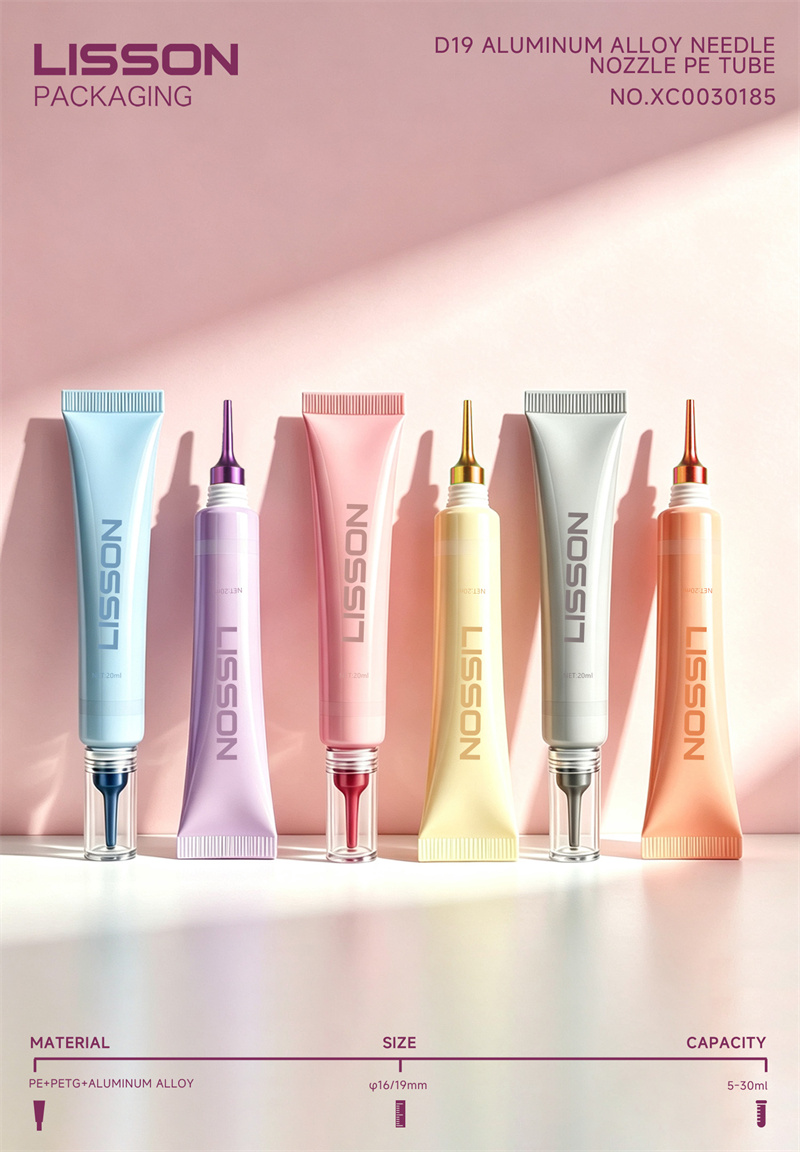 Pointed Needle Tip Cosmetic Squeeze Tube 