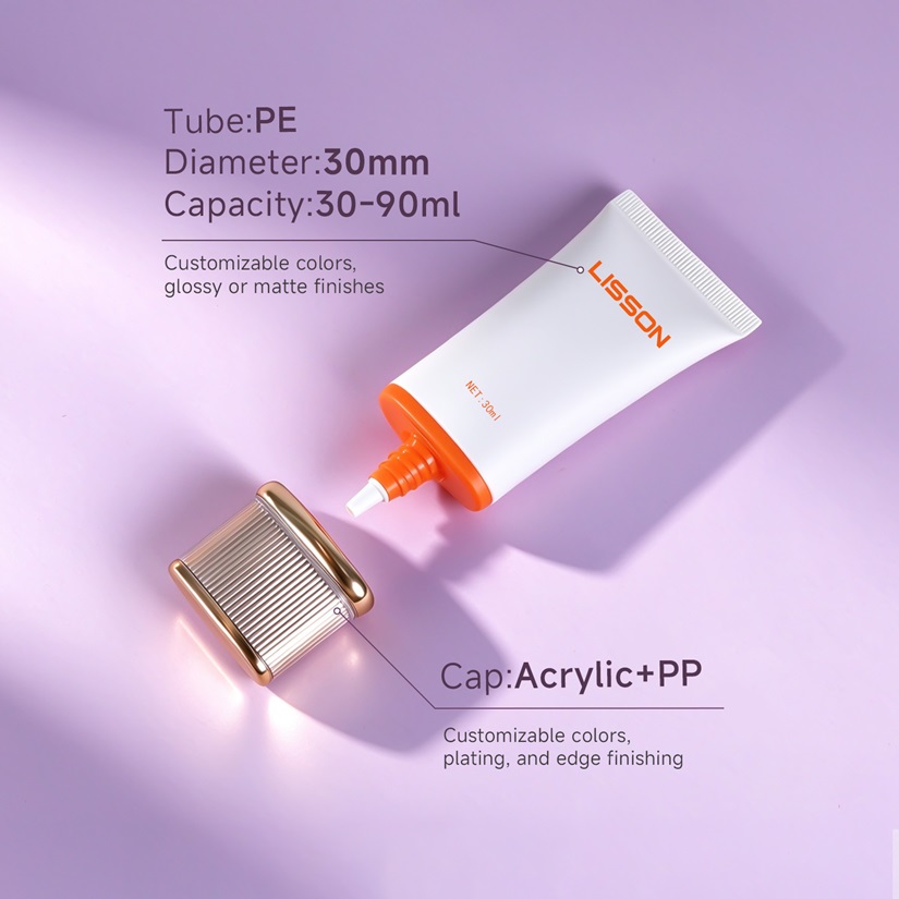 D30 Cosmetic Oval Squeeze Tube