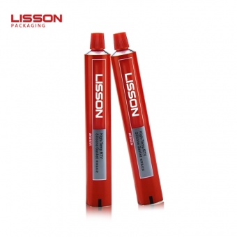 2.8 oz Red High-Temp PVC Glue Aluminum Tubes Packaging