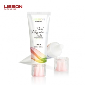 60ml plus 60ml Two Chamber Tube for Body Lotion