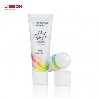 Dual Chamber Lotion Tube