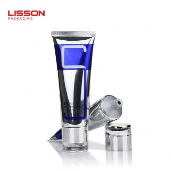 Silver Plastic Skincare Tube