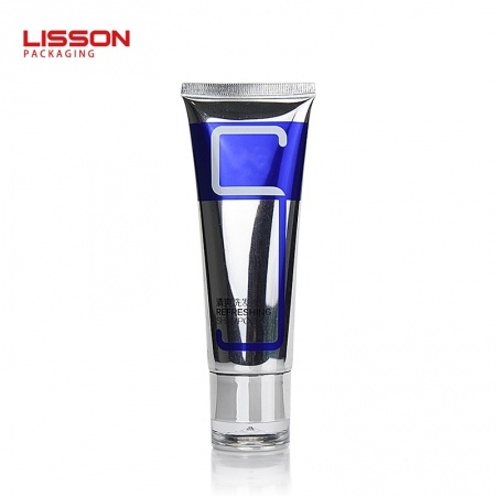 Silver Plastic Skincare Tube