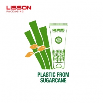 Sugarcane Bio-plastic Tube Sustainable Green Cosmetic Packaging Customized