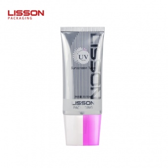 50ml Oval Sunscreen Cosmetic Tube with UV Sense function