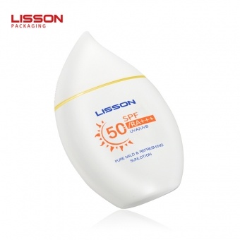 Custom 60ml Sunscreen Cream Bottle Cosmetic Packaging OEM Service