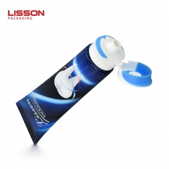 Custom D35 Empty Eco Friendly Toothpaste Tube Packaging with Double Color Cap