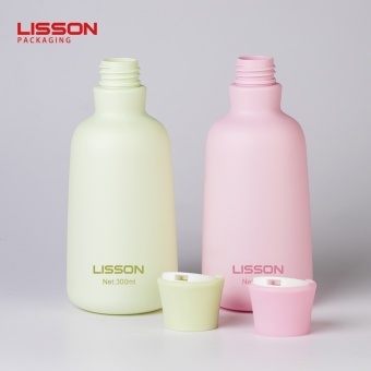 300ml PET Plastic Squeeze Disc Cap Lotion Bottle for Shampoo and Conditioner