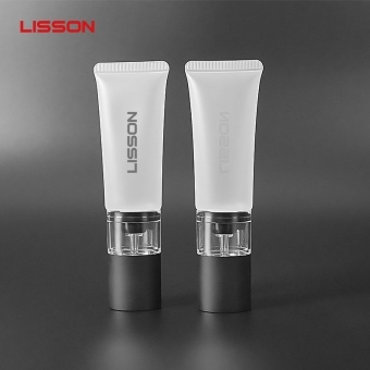 Plastic Nozzle Tube with Brush Applicator