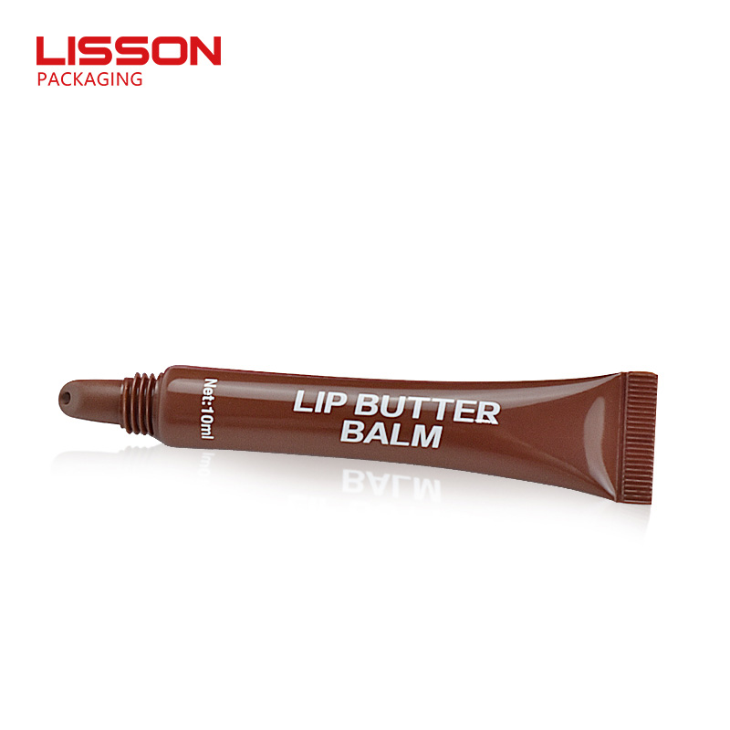 Custom 10ml Plastic Lip Gloss Squeeze Tube
