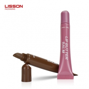 Plastic Tube Cosmetic Packaging Lip Gloss with Applicator