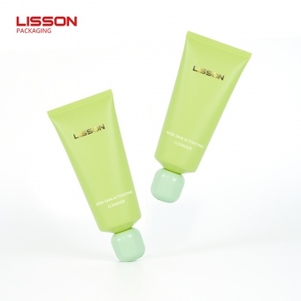 Cosmetic Cream Tube with Ball Shape Cap
