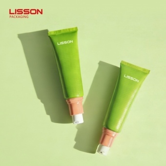 Customized Cosmetic Plastic Squeeze Tube with PP Pump Dispenser