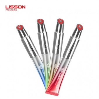 Innovative Electric Vibrating Eye Cream Tube with Metal Applicator