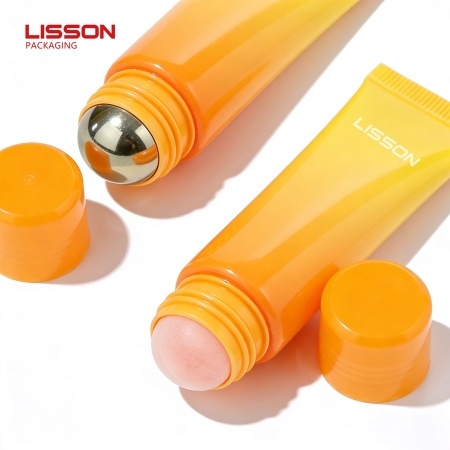 Squeeze Plastic Tube with Stainless Steel Roller Ball