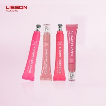 Customized Logo Eye Cream Tube with Zinc Alloy Applicator