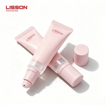 Custom Pink Glow Plastic Airless Pump Tube