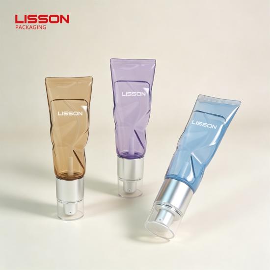 Luxury Clear PETG Plastic Cosmetic Tube