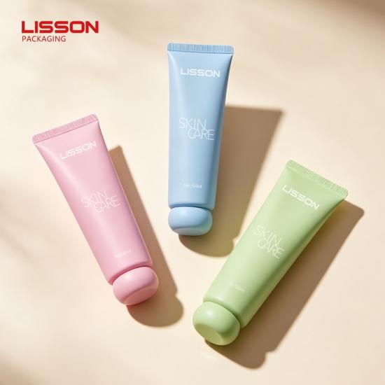 Matte PE Cosmetic Tube with Round PP Ball Cap