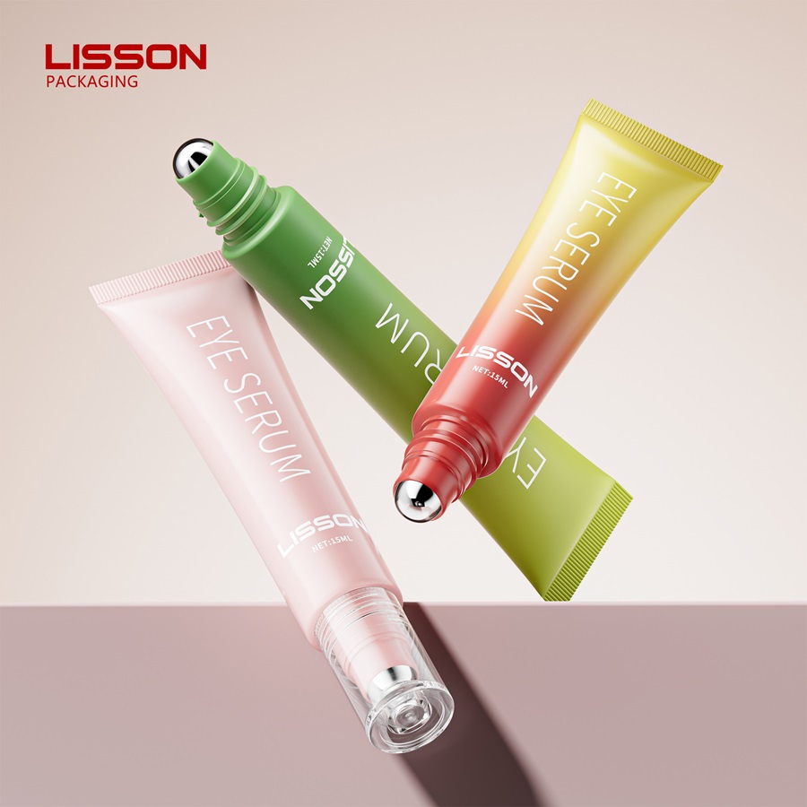 Steel Roller Ball Applicator Eye Cream Tube