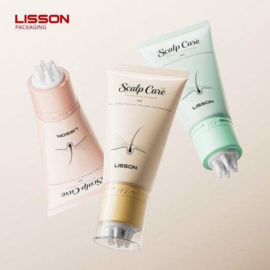 Hair oil applicator tube