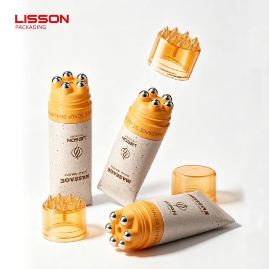 Portable Steel Roller Ball Hair Massage Bottle