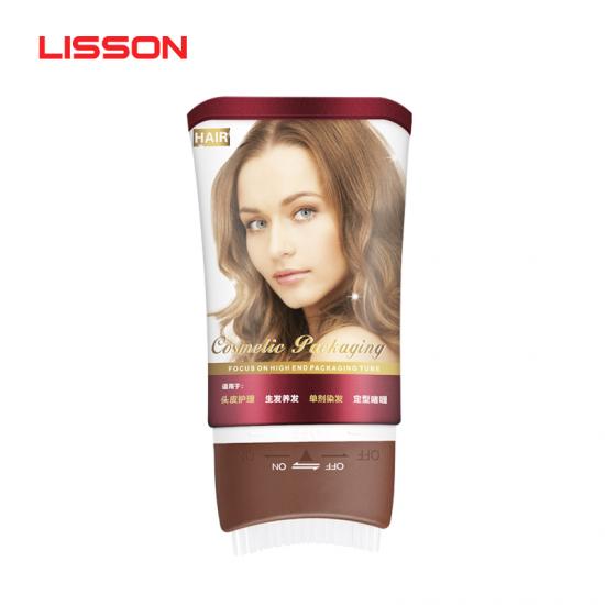 Innovative Hair Care Comb Tube with ON/OFF Massage Applicator