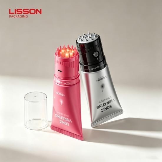 Scalp Care Tube/Bottle with Sonic Vibrating Brush