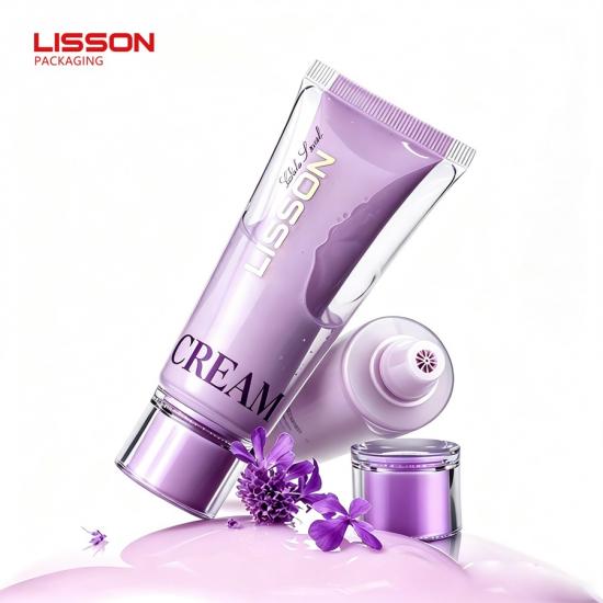 Cosmetic Dual Chamber Squeeze PE Tube